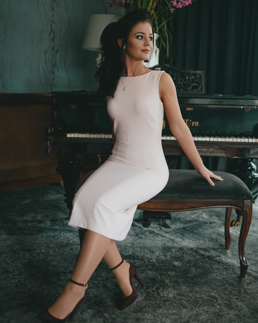 Giorgia - Nude Rose Dress