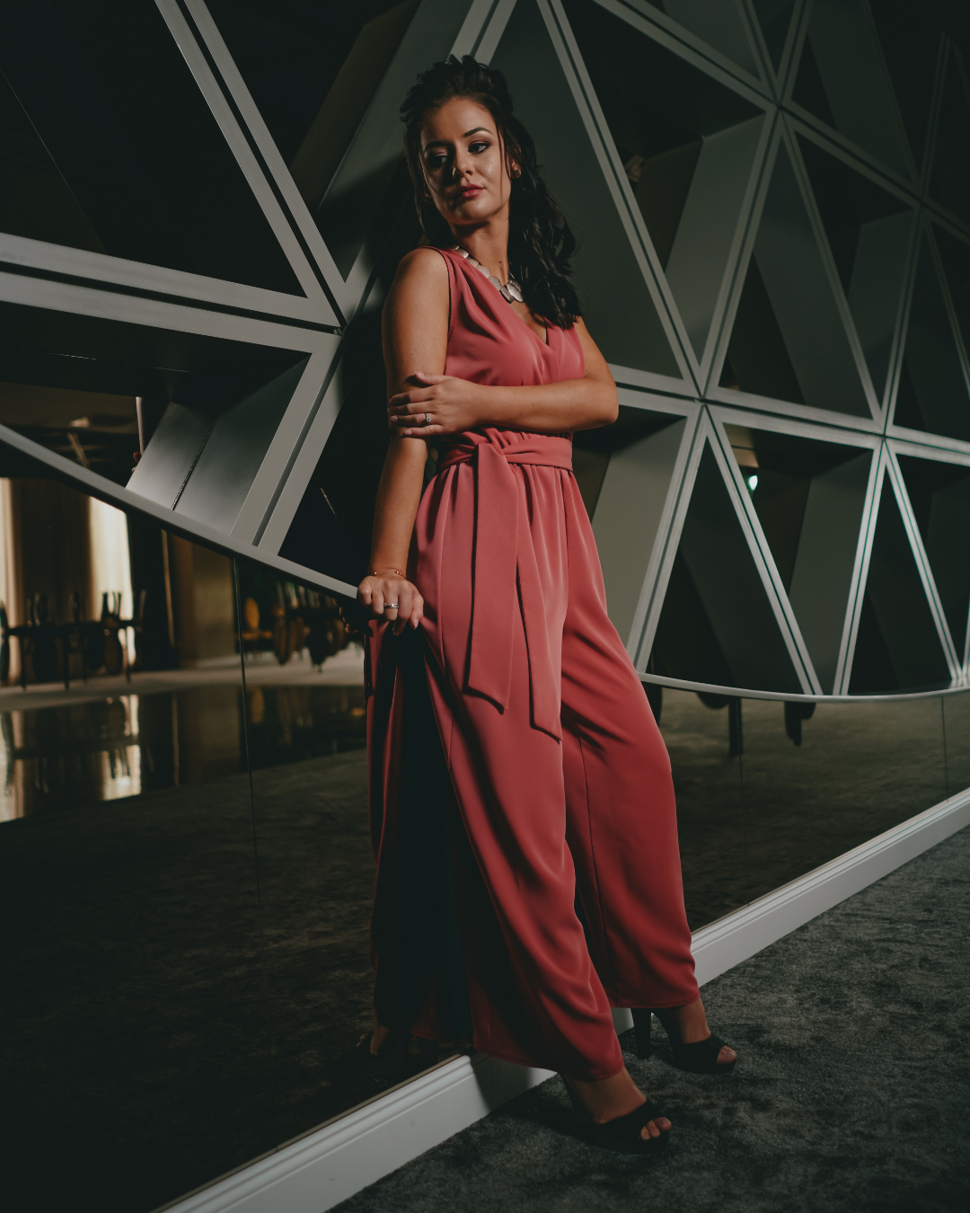 Amber Flesh Jumpsuit