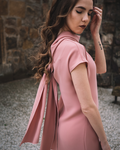 Leila Shawl Dress Rose