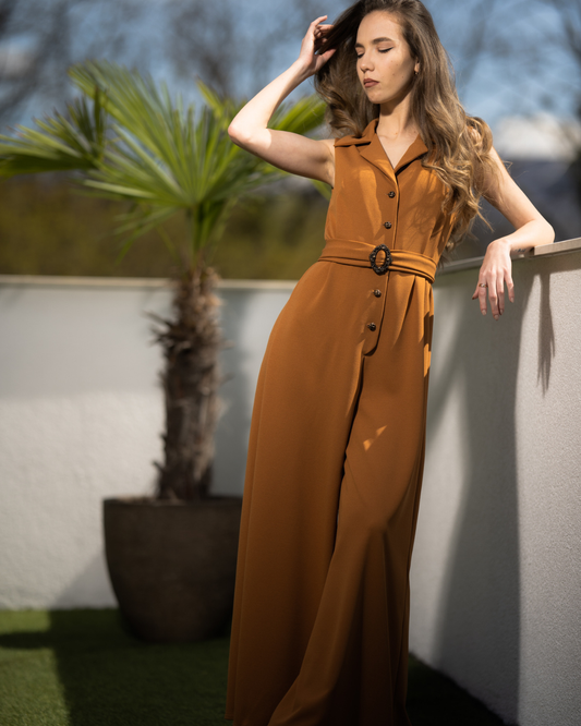 Asha Copper Jumpsuit