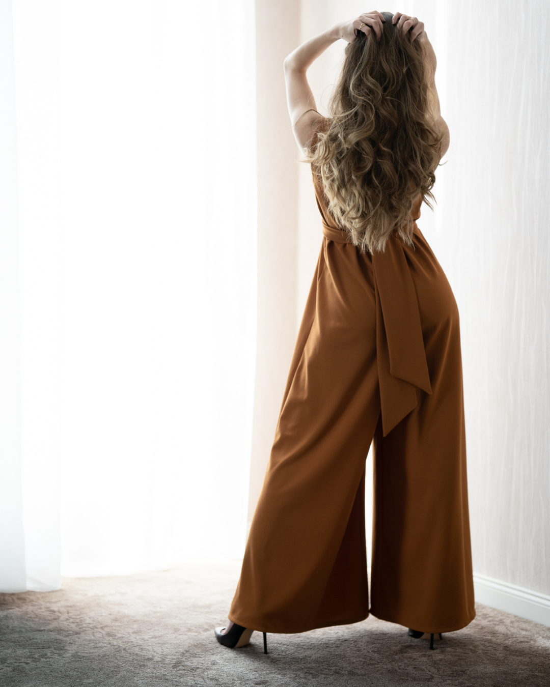 Asha Copper Jumpsuit