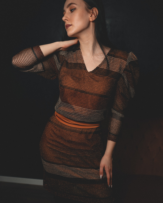 Maya Leg o' Mutton Dress